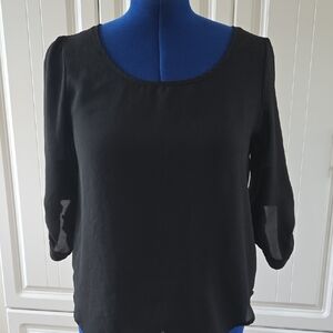 Elegant Black Women's Top